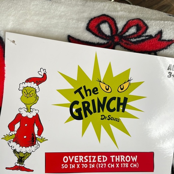 Grinch Throw Oversized LAST ONE - Picture 6 of 7